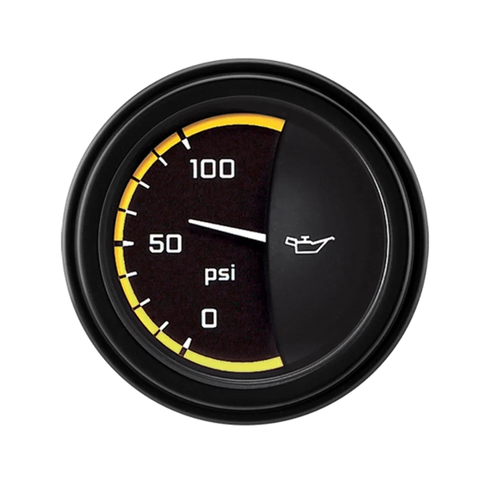 AutoCross Yellow 2 1_8_ Oil Pressure AX81YBLF